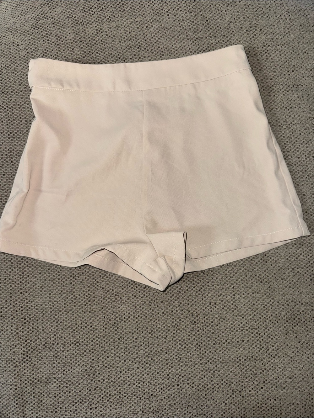 SHEIN Cream High-Rise Women's Shorts